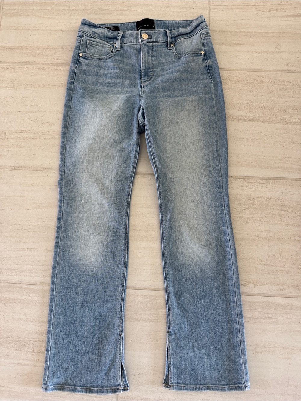 White House Black Market Light  Wash Women's Hi-Rise Boot Cut Jeans  - 2S